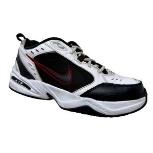 Nike Air Monarch IV Women's 8 White Black Red Chunky Training Shoes 416355-101